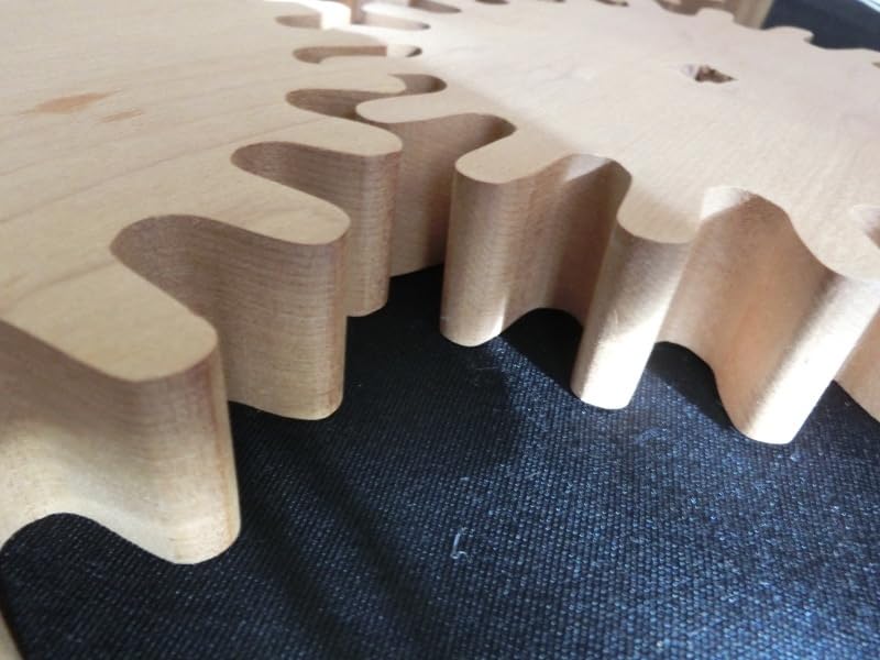 Amazon.co.jp: 木製歯車3サイズ3個組迫力の大型厚いインテリアオブジェ